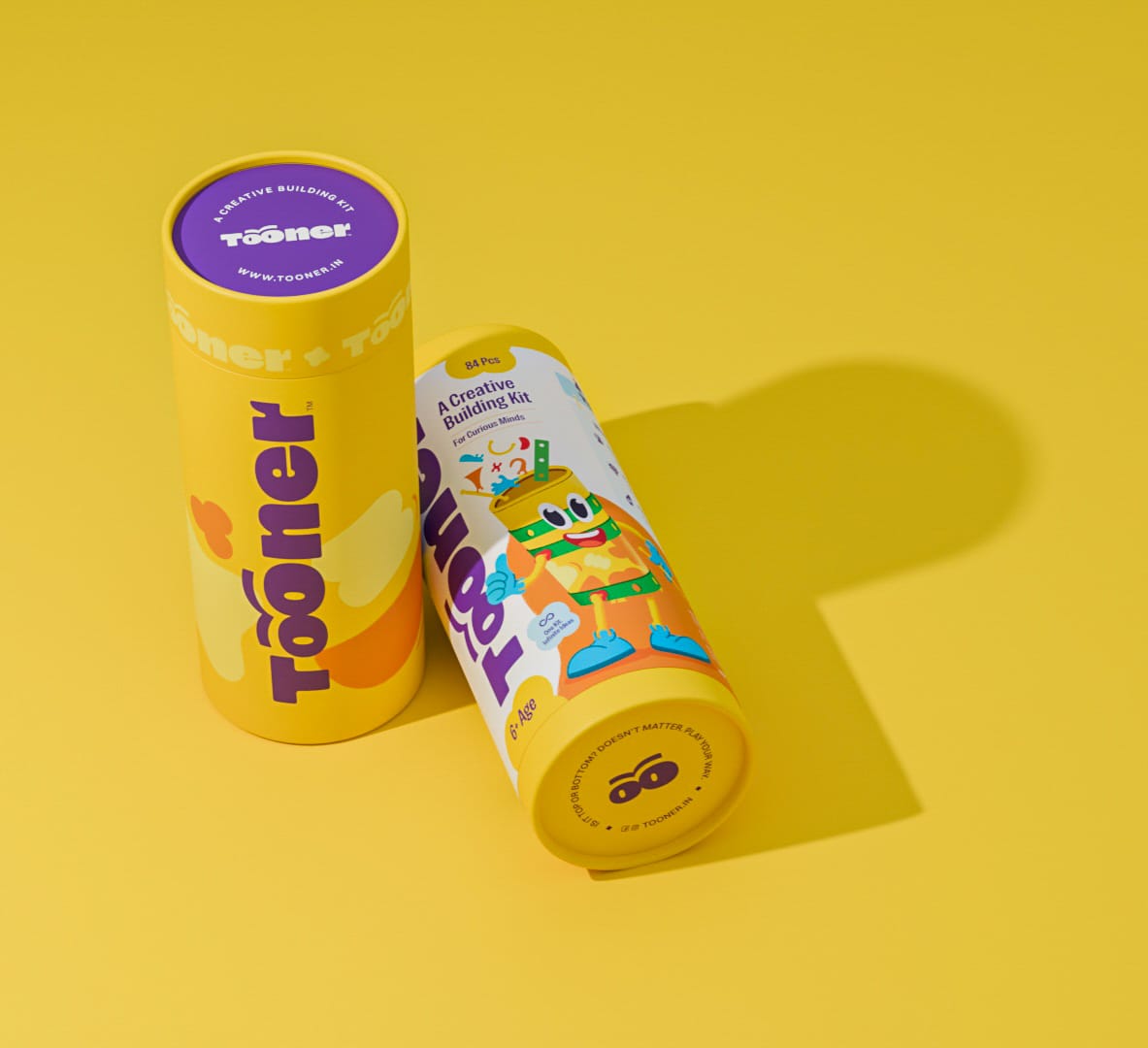 A Tooner kit with playful creations