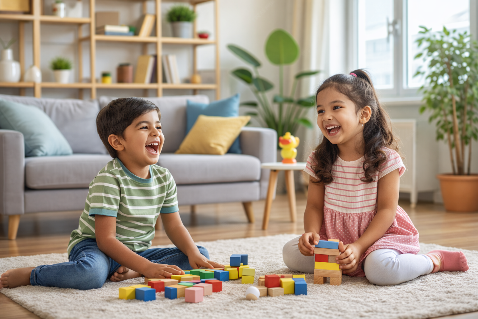 Children exploring creative play with Tooner