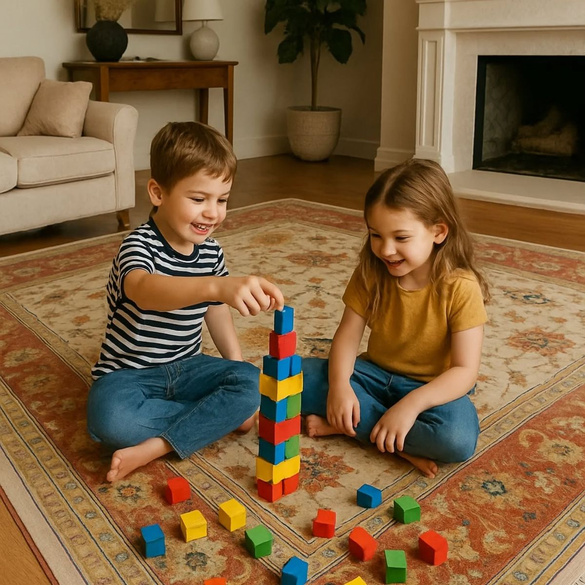 Children exploring creative play with Tooner